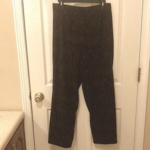 Dark Brown Zebra Print Pants